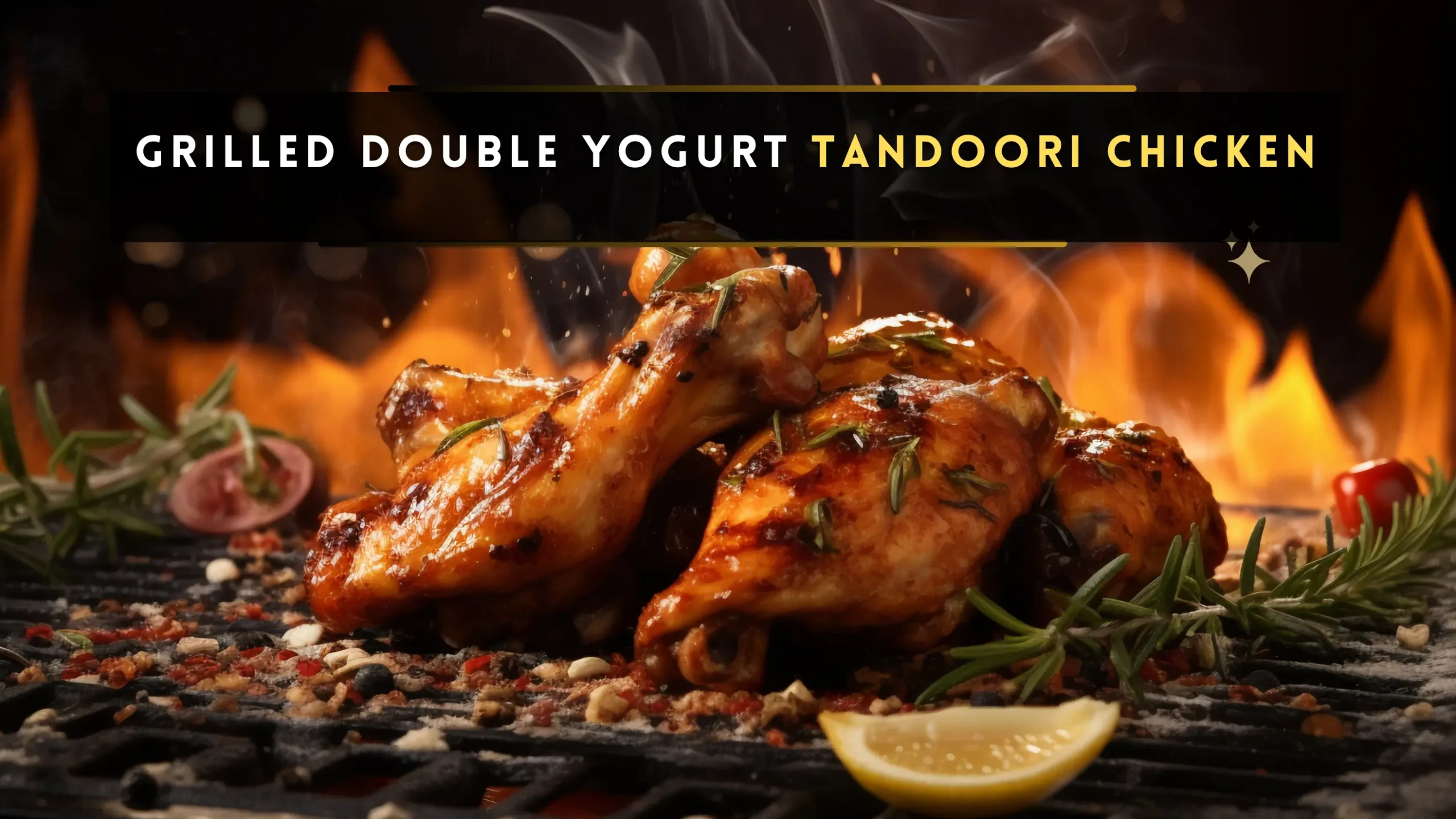 GRILLED DOUBLE YOGURT TANDOORI CHICKEN